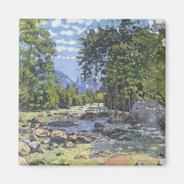 De Zwarte Lütschine (door Ferdinand Hodler) Magneet