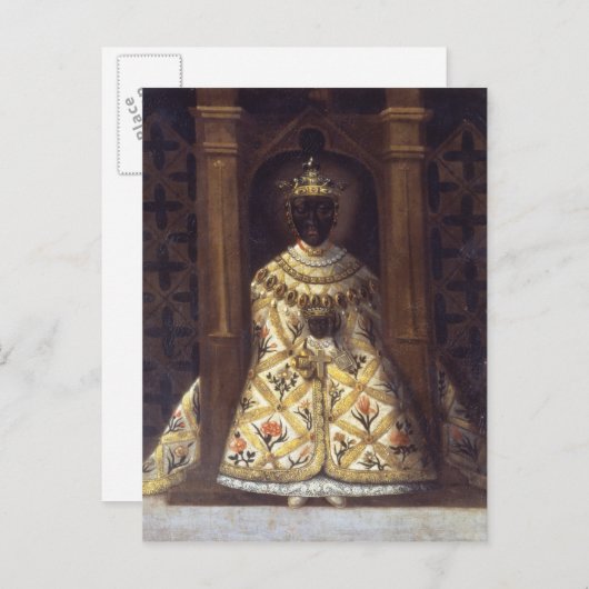 De zwarte maagd in Chadaraita Briefkaart (Voorkant / Achterkant)