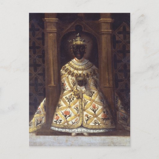 De zwarte maagd in Chadaraita Briefkaart (Voorkant)