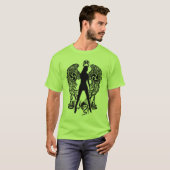 De zwarte maakt het Shirt van de Engel van het (Voorkant volledig)