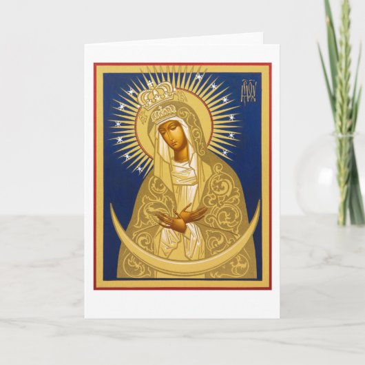 De zwarte Madonna Kaart (Voorkant)