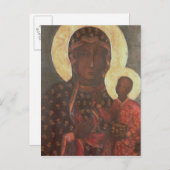 De zwarte Madonna van Jasna Gora Briefkaart (Voorkant / Achterkant)
