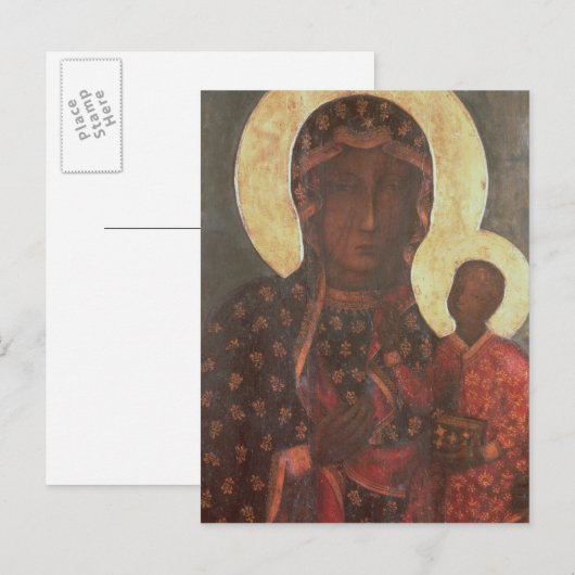 De zwarte Madonna van Jasna Gora Briefkaart (Voorkant / Achterkant)