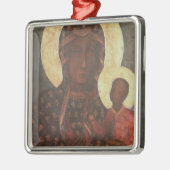 De zwarte Madonna van Jasna Gora Metalen Ornament (Links)