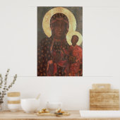 De zwarte Madonna van Jasna Gora Poster (Keuken)
