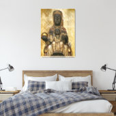 De Zwarte Madonna van Montserrat Canvas Afdruk (Insitu (Slaapkamer))