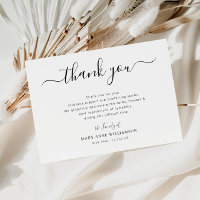 de zwarte manuscriptbegrafenis bedankt nota