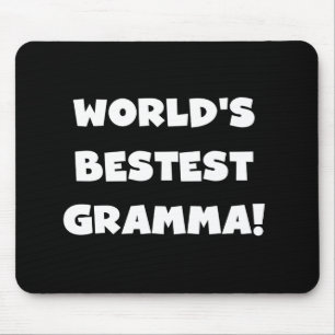 De Zwarte of het Wit van Gramma van het best-est-B Muismat