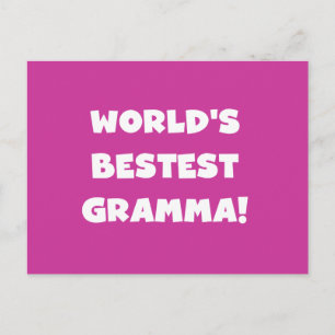 De Zwarte of het Wit van Gramma van het Briefkaart