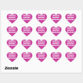 De Zwarte of het Wit van Gramma van het Hart Sticker (Vel)
