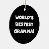 De Zwarte of het Wit van Gramma van het Keramisch Ornament (Rechts)