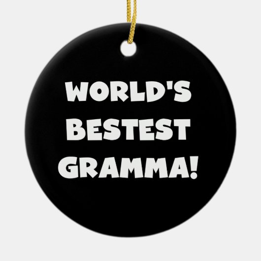 De Zwarte of het Wit van Gramma van het Keramisch Ornament (Voorkant)