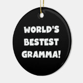 De Zwarte of het Wit van Gramma van het Keramisch Ornament (Links)