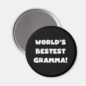 De Zwarte of het Wit van Gramma van het Magneet (Voorkant / Achterkant)