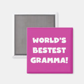 De Zwarte of het Wit van Gramma van het Magneet (Voorkant / Achterkant)