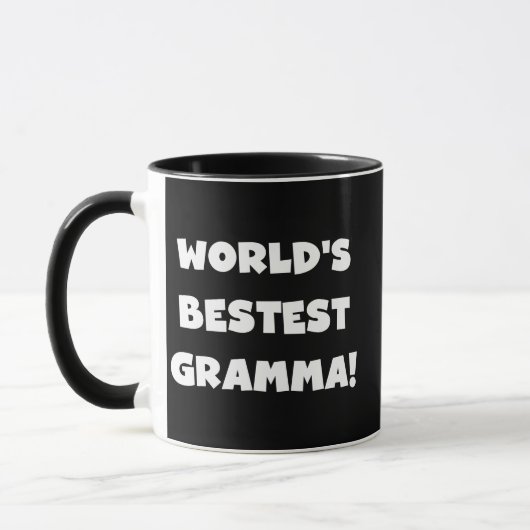 De Zwarte of het Wit van Gramma van het Mok (Links)