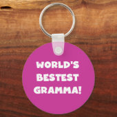 De Zwarte of het Wit van Gramma van het Sleutelhanger (Voorkant)