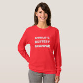 De Zwarte of het Wit van Gramma van het T-shirt (Voorkant volledig)