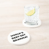 De Zwarte of het Wit van Gramma van het Zandsteen Onderzetter (Zijkant)