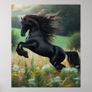 De Zwarte Paard Muurposter Poster