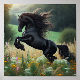 De Zwarte Paard Muurposter Poster