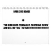 De zwarte-punkalender van het aambeeld kalender (Hoes)