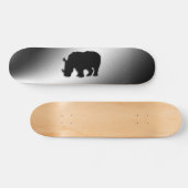 De zwarte Raad van het Schaats van de Rinoceros Skateboard (Horizontaal)