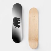 De zwarte Raad van het Schaats van de Rinoceros Skateboard (Voorkant)