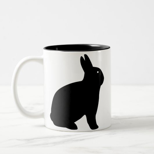 DE ZWARTE RABBIT TWEEKLEURIGE KOFFIEMOK (Links)