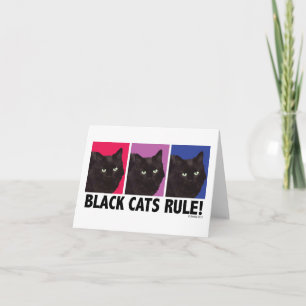 De zwarte REGEL van Katten! Lege Kaart