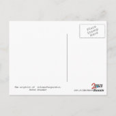 De zwarte reus blaast Briefkaart uit (Achterkant)