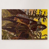 “De Zwarte Ridder” door Ivan Bilibin Legpuzzel (Horizontaal)