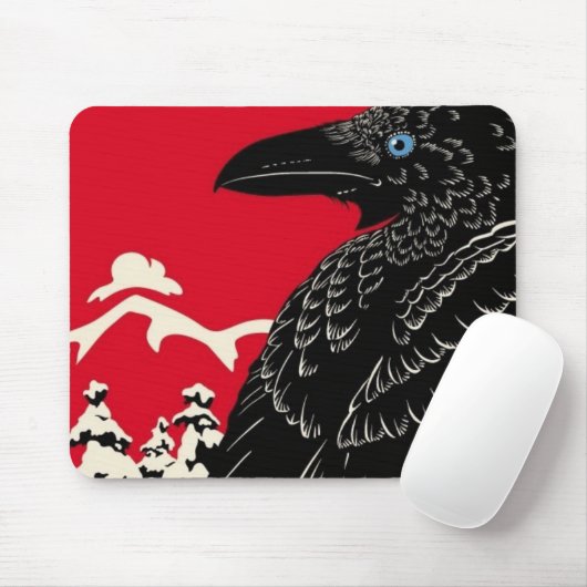 De zwarte rij muismat (Met muis)