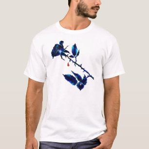 De zwarte Roos bloeddoorn T-shirt
