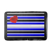 De zwarte royal van SlipperyJoe's Gay Leather Prid Badmat (Voorkant)