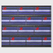 De zwarte royal van SlipperyJoe's Gay Leather Prid Cadeaupapier (Vlak)