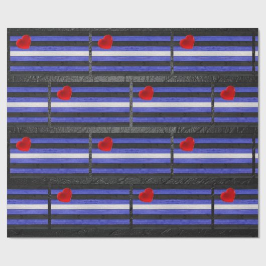 De zwarte royal van SlipperyJoe's Gay Leather Prid Cadeaupapier (Vlak)