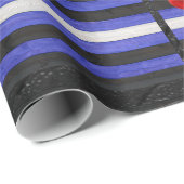 De zwarte royal van SlipperyJoe's Gay Leather Prid Cadeaupapier (Rol Hoek)