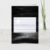 De zwarte royal van SlipperyJoe's Gay Leather Prid Folie Wenskaart (Voorkant)