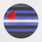 De zwarte royal van SlipperyJoe's Gay Leather Prid Labels (Design 2)