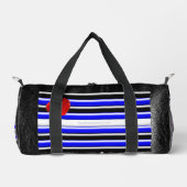 De zwarte royal van SlipperyJoe's Gay Leather Prid Plunjezak (Voorkant)