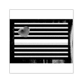 De zwarte royal van SlipperyJoe's Gay Leather Prid Rubberstempel (Afrduk)