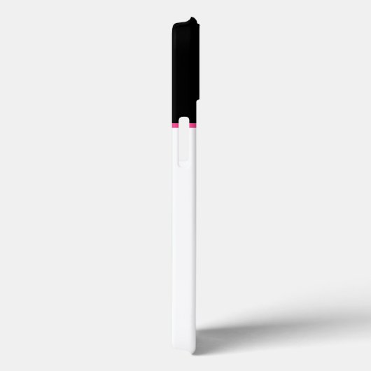 De zwarte roze visachtige tekstnaam Case-Mate iPhone case (Achterkant / Rechts)