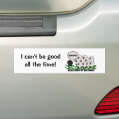 De zwarte schapen bumpersticker (Op auto)