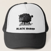 De zwarte schapen trucker pet (Voorkant)
