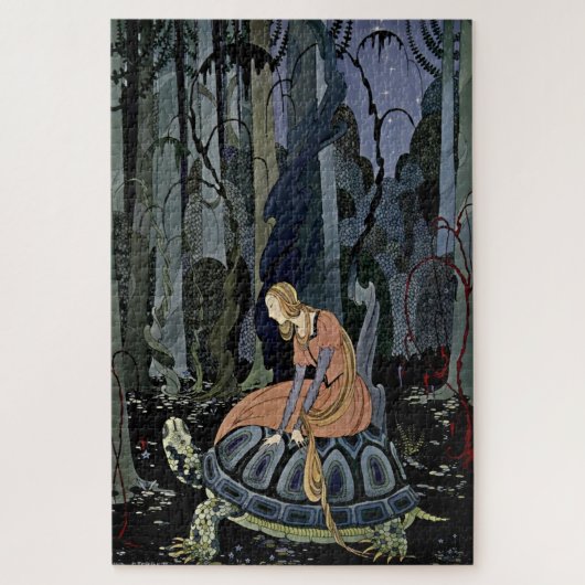 “De Zwarte Schildpad” door Virginia Frances Sterre Legpuzzel (Verticaal)