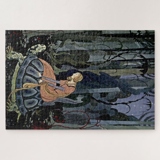 “De Zwarte Schildpad” van Virginia Frances Sterret Legpuzzel (Horizontaal)