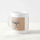 De zwarte schoonheid van het Eind Koffiemok (Voorkant links)