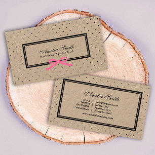 De zwarte Sociale Media Kraftpapier van het Lint Visitekaartje