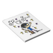 De zwarte Ster van de Rots van de Jongen van het H Notitieblok (Schuin)